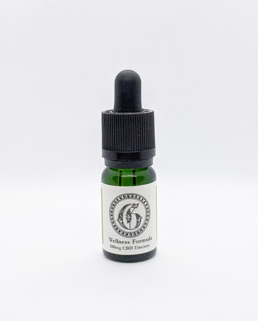 WELLNESS FORMULA VEGAN TINCTURE - 500mg CBD 10ML